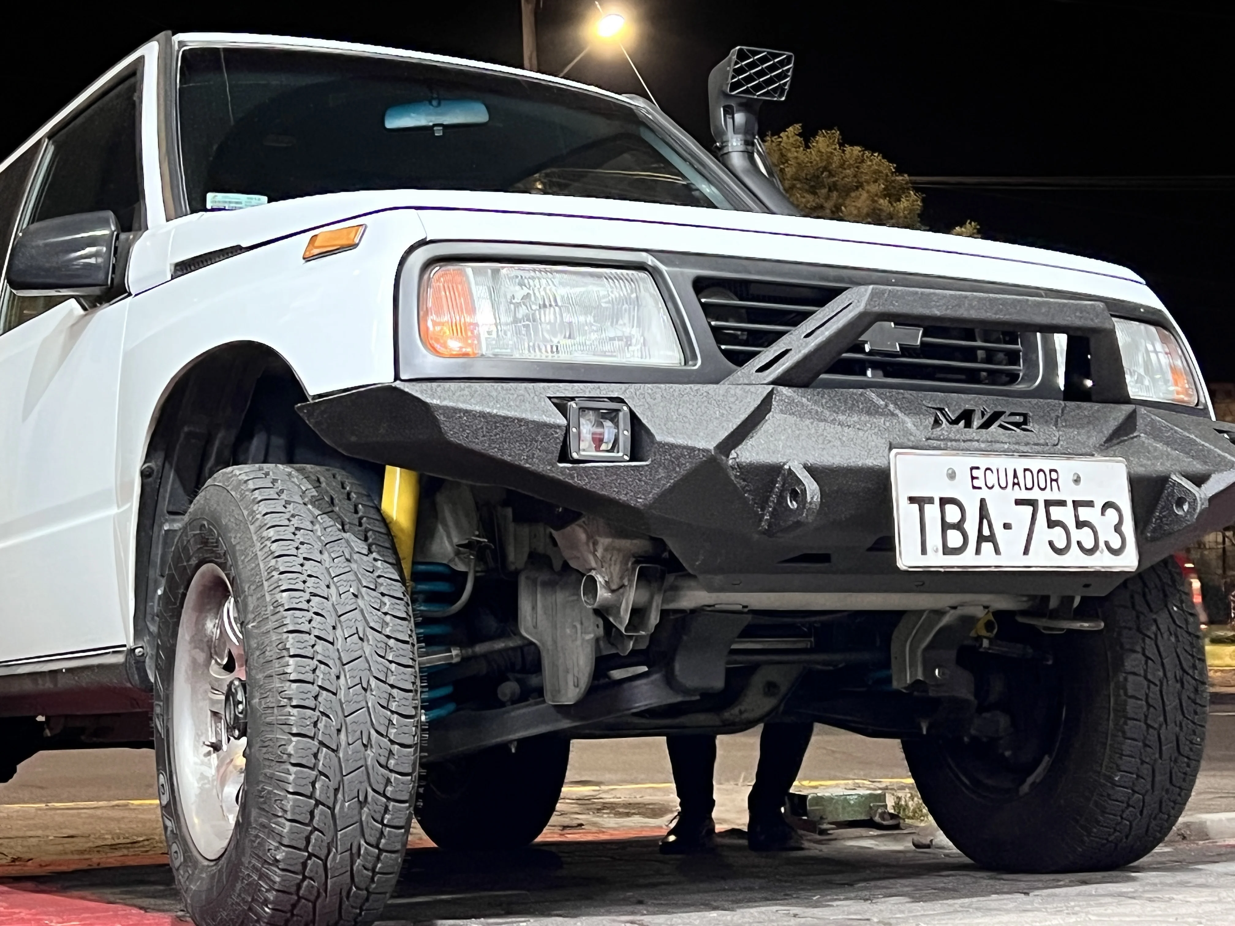 Protección frontal para Chevrolet Vitara. Proyecto real Maxmotor 4x4.