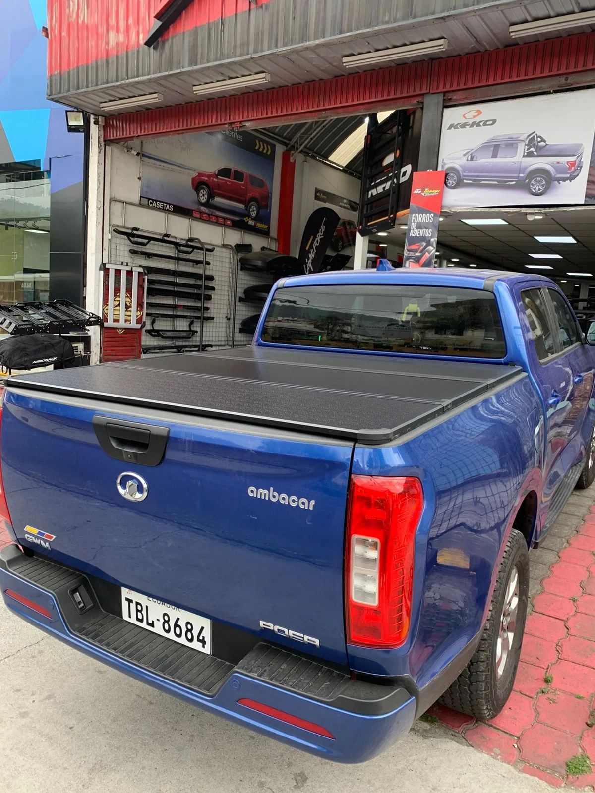 Tapas de balde para GWM Poer. Proyecto real Maxmotor 4x4.